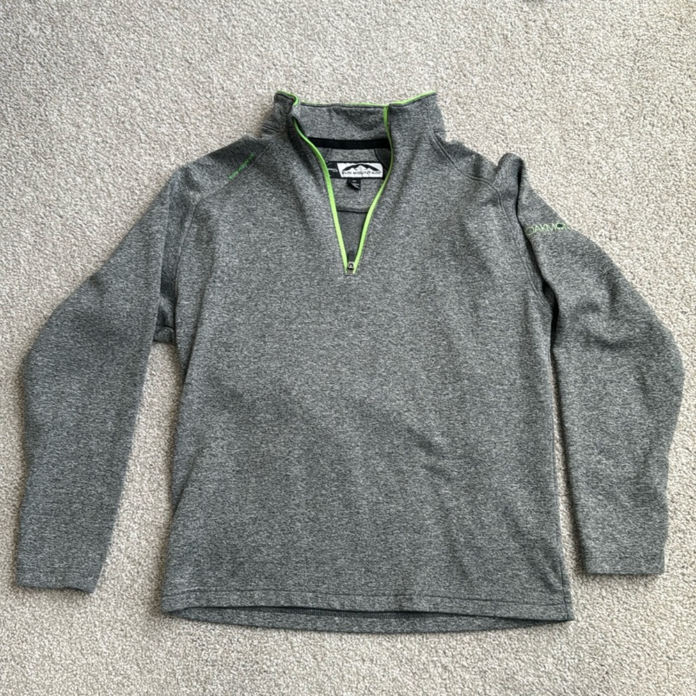 Sun Mountain 1/4 Zip Pullover Gray